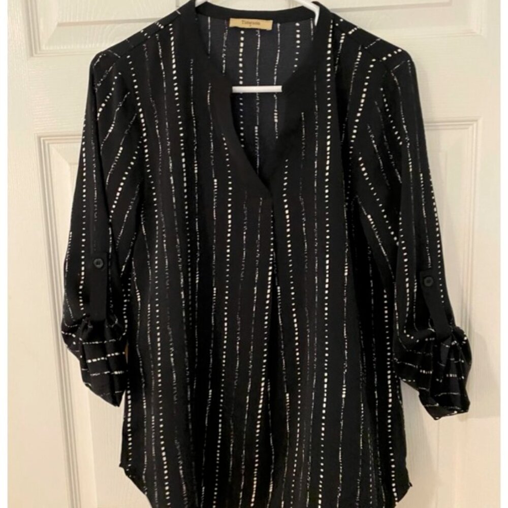 Black & White Blouse